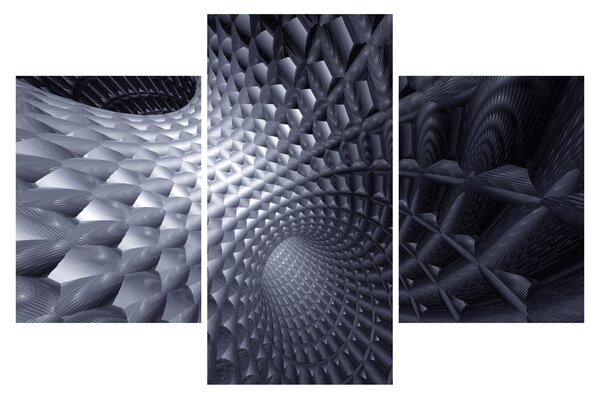 Kép - Absztrakció 3D (90x60 cm)