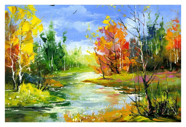 Kép - Tájfestés (90x60 cm)