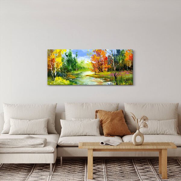 Kép - Tájfestés (120x50 cm)