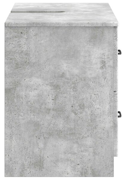 Fürdőszobai mosdószekrény UTRECHT Betonszürke 82 x 41 x 56 cm