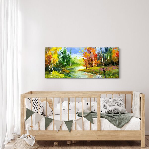 Kép - Tájfestés (120x50 cm)