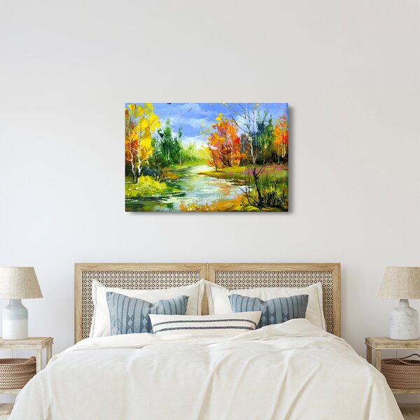 Kép - Tájfestés (90x60 cm)