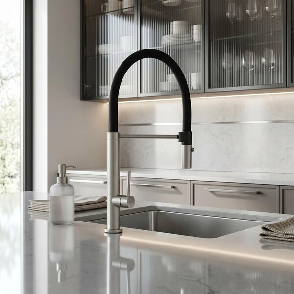 Konyhai csaptelep Rea Viera nickel brush