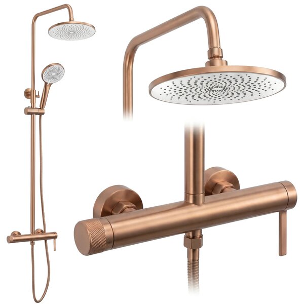 Zuhanyszett Rea Rivo Brush Copper