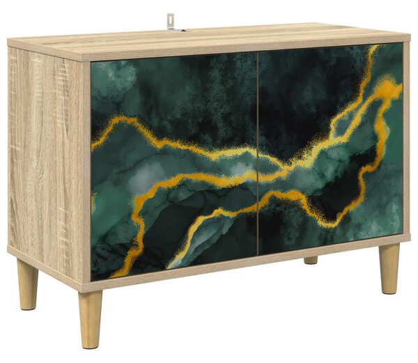 TV szekrény WIJHE 69 x 33 x 50 cm Sonoma Szerelt Fa