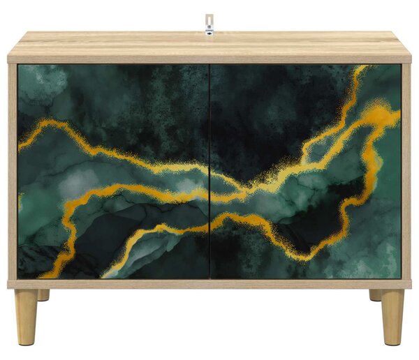 TV szekrény WIJHE 69 x 33 x 50 cm Sonoma Szerelt Fa