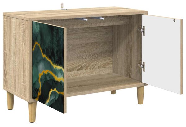 TV szekrény WIJHE 69 x 33 x 50 cm Sonoma Szerelt Fa