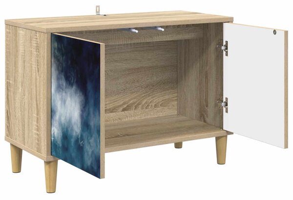 TV szekrény RAALTE 69 x 33 x 50 cm Sonoma Szerelt Fa