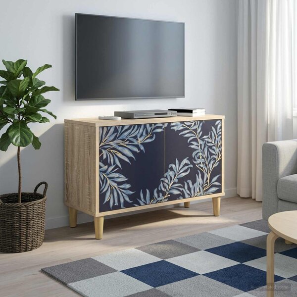 TV szekrény DOKKUM 69 x 33 x 50 cm Sonoma Szerelt Fa
