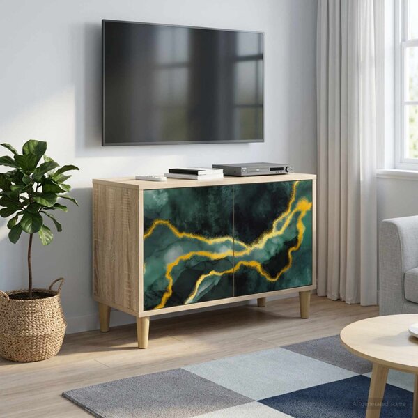 TV szekrény WIJHE 69 x 33 x 50 cm Sonoma Szerelt Fa