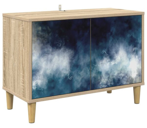 TV szekrény RAALTE 69 x 33 x 50 cm Sonoma Szerelt Fa