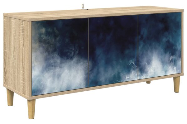 TV szekrény RAALTE 102 x 33 x 50 cm Sonoma Szerelt Fa