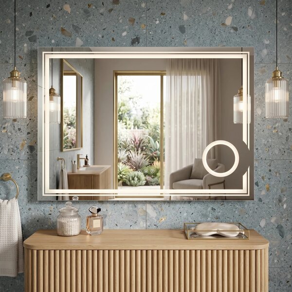 LED Tükör 80x60cm HAVEN