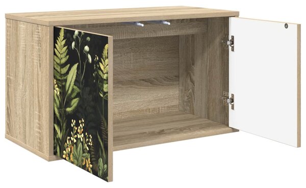 Falsítható TV Szekrény RHENEN 69 x 33 x 40 cm Sonoma Tölgy