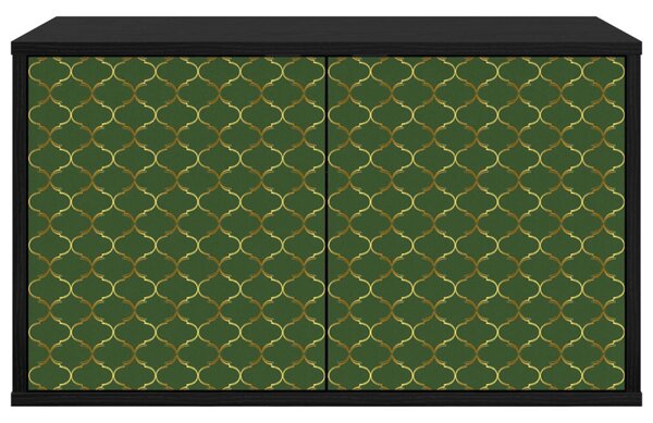 Falsítható TV Szekrény GELEEN 69 x 33 x 40 cm Fekete Tölgy
