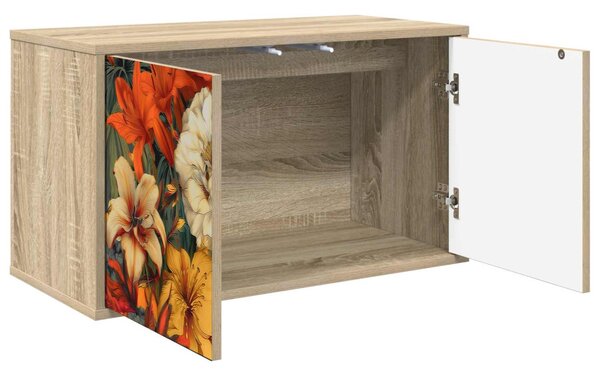 Falsítható TV Szekrény GENNEP 69 x 33 x 40 cm Sonoma Tölgy