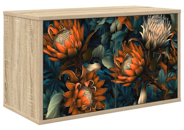 Falsítható TV Szekrény LOCHEM 69 x 33 x 40 cm Sonoma Tölgy