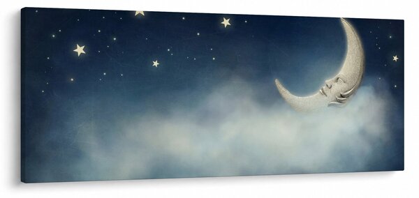 Kép - Hold csillagokkal (120x50 cm)