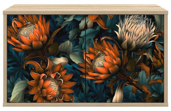 Falsítható TV Szekrény LOCHEM 69 x 33 x 40 cm Sonoma Tölgy