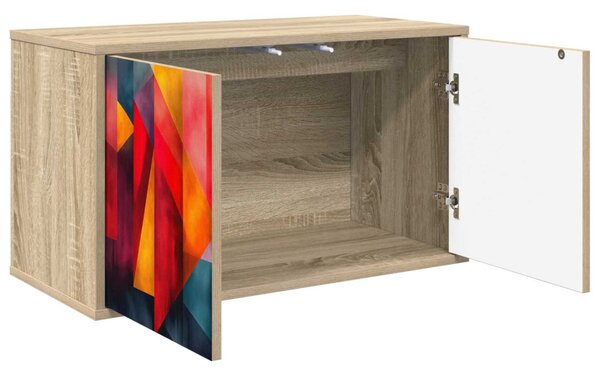 Falsítható TV Szekrény HEESCH 69 x 33 x 40 cm Sonoma Tölgy