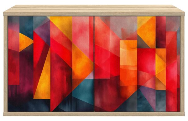 Falsítható TV Szekrény HEESCH 69 x 33 x 40 cm Sonoma Tölgy