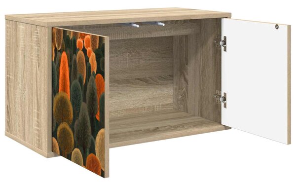 Falsítható TV Szekrény ZAANDAM 69 x 33 x 40 cm Sonoma Tölgy