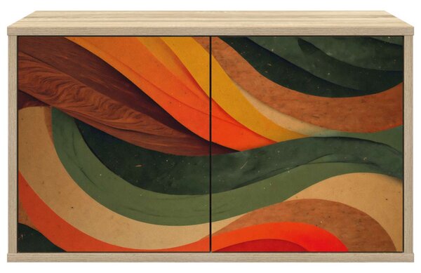 Falsítható TV Szekrény BONN 69 x 33 x 40 cm Sonoma Tölgy