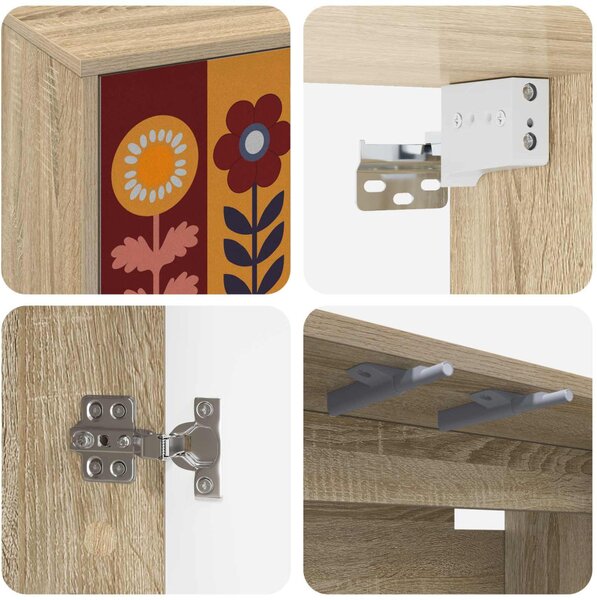 Falsítható TV Szekrény ESSEN 69 x 33 x 40 cm Sonoma Tölgy