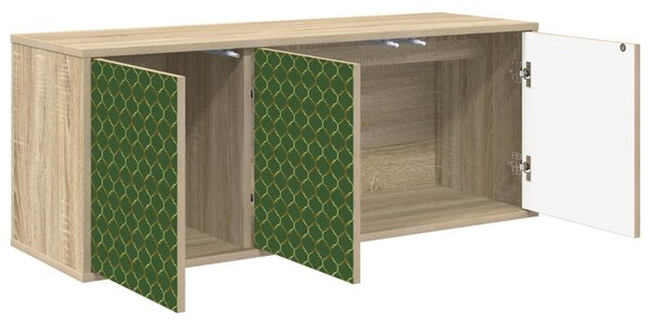 Falsítható TV Szekrény GELEEN 102 x 33 x 40 cm Sonoma Tölgy