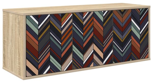 Falsítható TV Szekrény OMMEN 102 x 33 x 40 cm Sonoma Tölgy