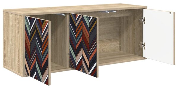 Falsítható TV Szekrény OMMEN 102 x 33 x 40 cm Sonoma Tölgy
