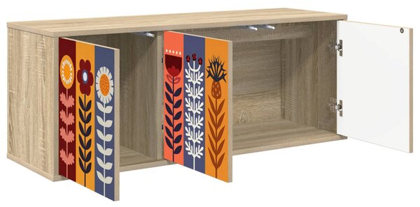 Falsítható TV Szekrény ESSEN 102 x 33 x 40 cm Sonoma Tölgy