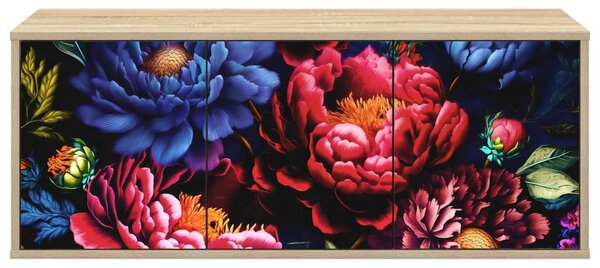 Falsítható TV Szekrény KIEL 102 x 33 x 40 cm Sonoma Tölgy