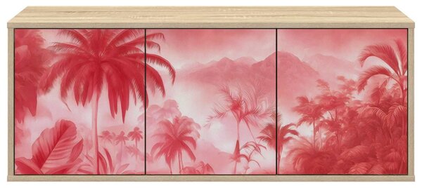 Falsítható TV Szekrény AACHEN 102 x 33 x 40 cm Sonoma Tölgy