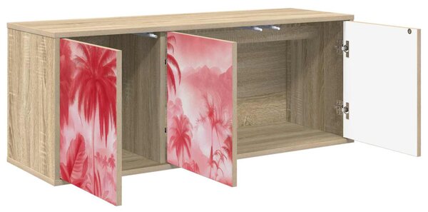 Falsítható TV Szekrény AACHEN 102 x 33 x 40 cm Sonoma Tölgy