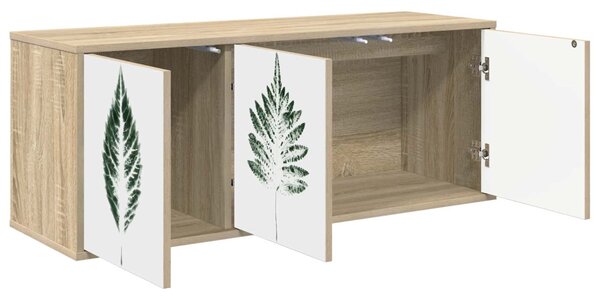 Falsítható TV Szekrény HANAU 102 x 33 x 40 cm Sonoma Tölgy