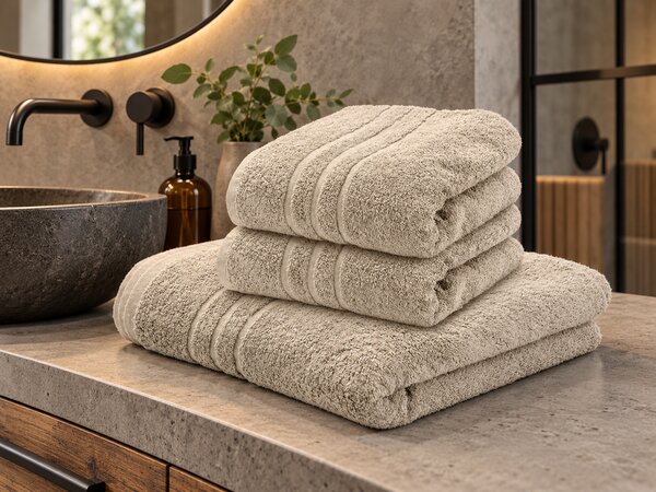1x COMFORT krém fürdőlepedő+ 2x COMFORT krém törölköző