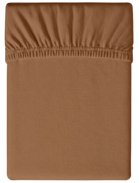 Mikroszálas lepedő MICROVELLE barna 90x200 cm