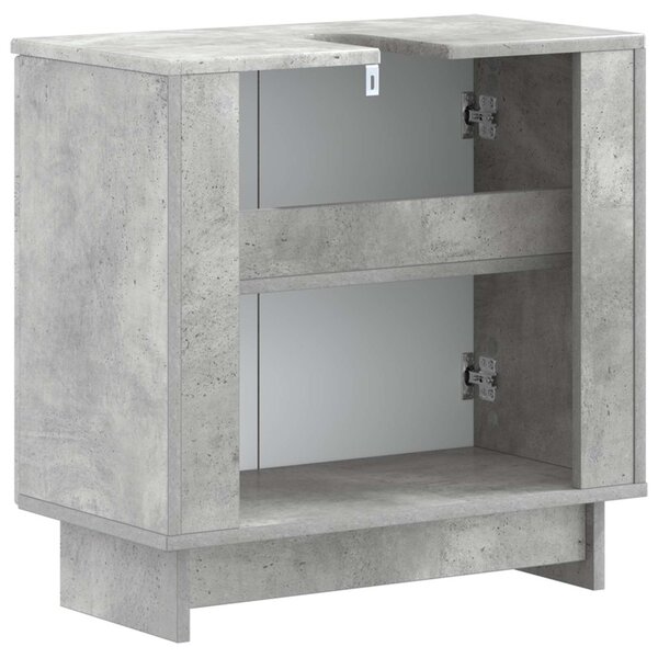 Fürdőszobai mosdószekrény EDE Betonszürke 59,5 x 31,5 x 59 cm