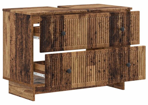 Fürdőszobai mosdószekrény EDE Antik Fa 82 x 41 x 59 cm