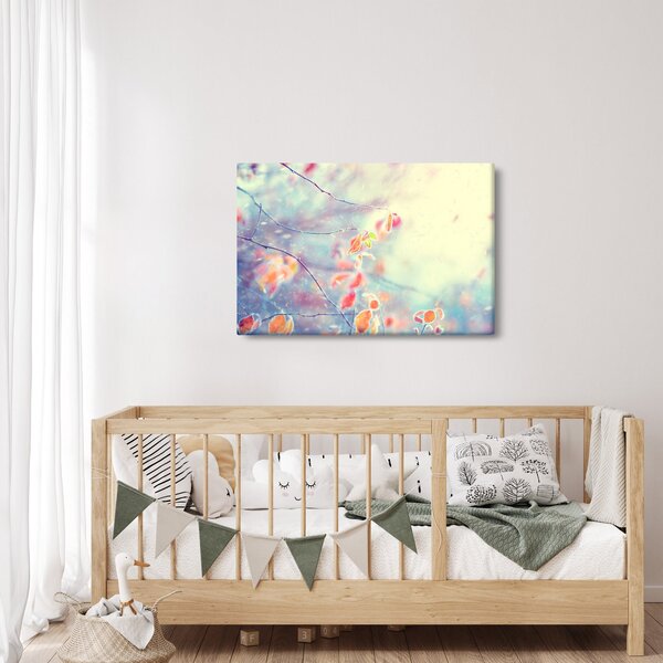 Kép - Levelek a jégben (90x60 cm)