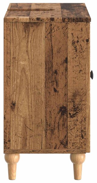 Fürdőszobai mosdószekrény ALKMAAR Antik Fa 59,5 x 31,5 x 59 cm