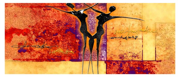 Kép - Afrikai istennő (120x50 cm)