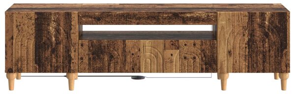 LED TV szekrény Antik Fa Szerelt Fa