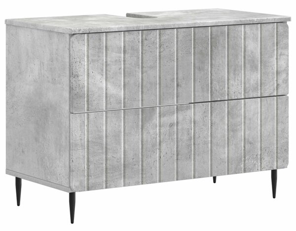 Fürdőszobai mosdószekrény ZWOLLE Betonszürke 82 x 41 x 58,5 cm