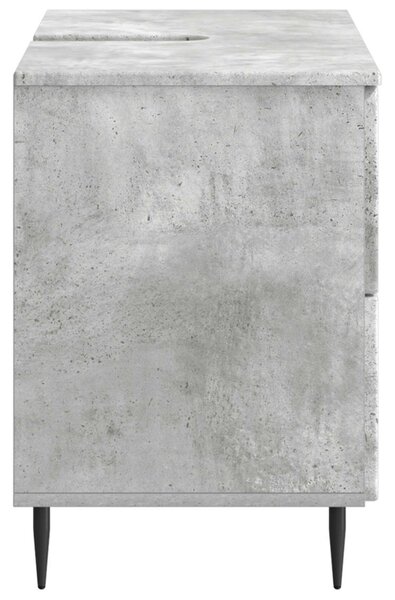 Fürdőszobai mosdószekrény ZWOLLE Betonszürke 82 x 41 x 58,5 cm