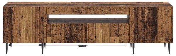 LED TV szekrény Antik Fa Szerelt Fa