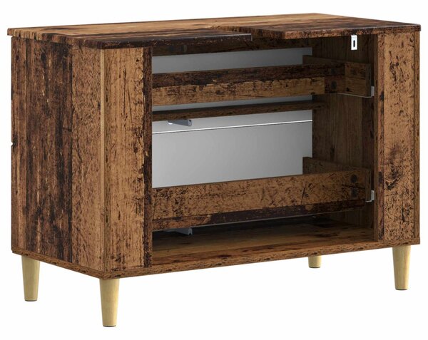 Fürdőszobai mosdószekrény ARNHEM Antik Fa 82 x 41 x 59 cm