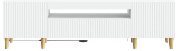LED TV szekrény ARNHEM 153 x 35 x 43 cm Fehér Szerelt Fa
