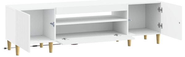 LED TV szekrény ARNHEM 153 x 35 x 43 cm Fehér Szerelt Fa